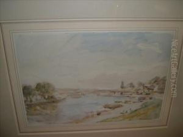 View Of Thethames At Richmond by Vernon Wethered