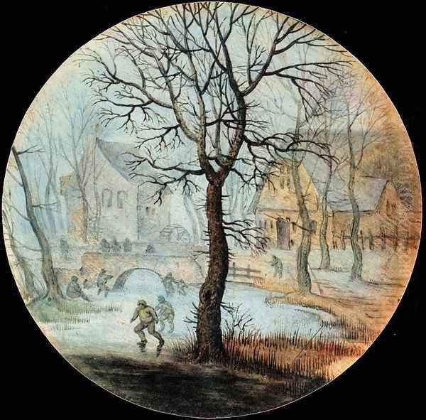 The Creek Oil Painting by Pieter The Younger Brueghel