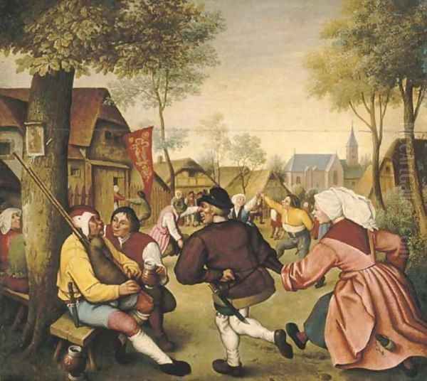 The Wedding Dance Oil Painting by Pieter The Younger Brueghel