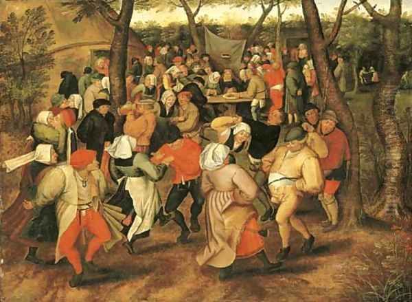 The Wedding Dance 2 Oil Painting by Pieter The Younger Brueghel