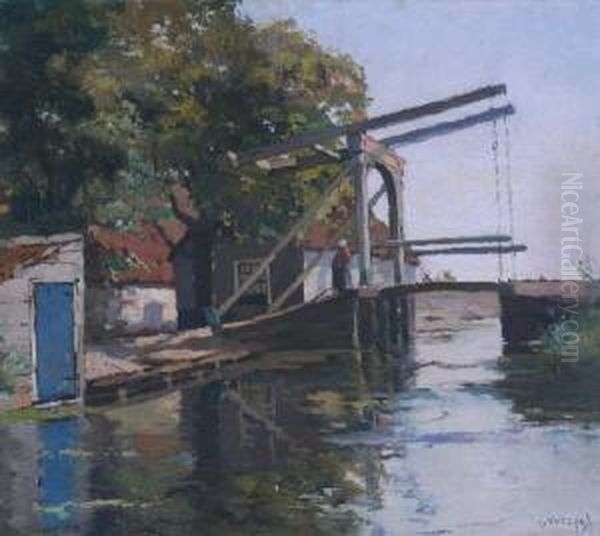 Vroege Morgen, Nieuwkoop Oil Painting by Jan Harm Weyns