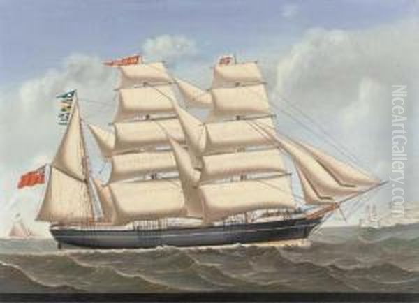 The Barque Excelsior Oil Painting by Carolus Ludovicus Weyts