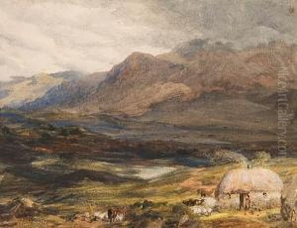 The Foot Of Ben Nevis Oil Painting by Henry Clarence Whaite