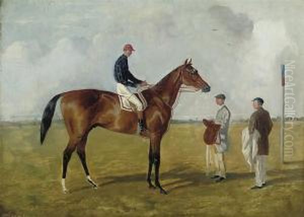 Elland With Jockey Up Oil Painting by John Frederick Wheeler