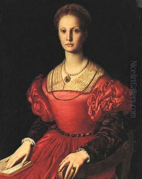 Lucrezia Panciatichi Oil Painting by Agnolo Bronzino