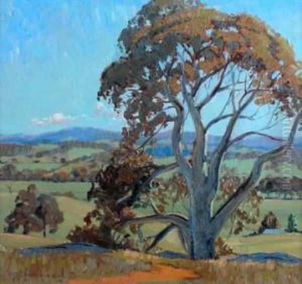 pastureland Oil Painting by George Whinnen