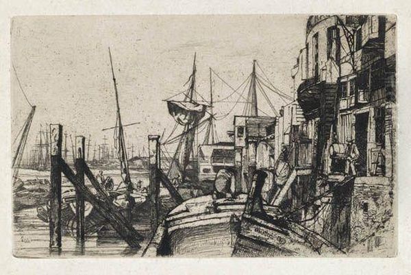 Limehouse Oil Painting by James Abbott McNeill Whistler