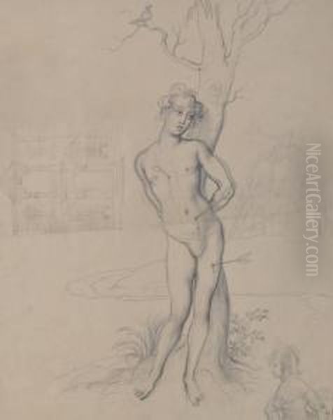 St.sebastian Oil Painting by Rex John Whistler