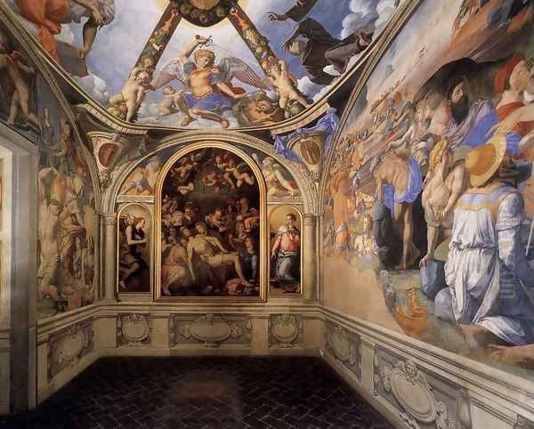 View of the Chapel of Eleonora da Toledo Oil Painting by Agnolo Bronzino