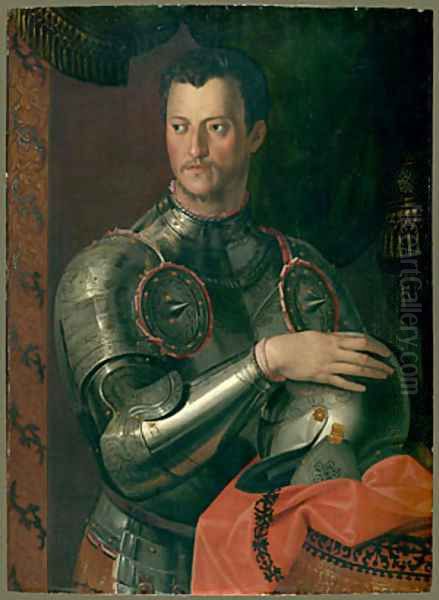 Cosimo I de Medici Oil Painting by Agnolo Bronzino