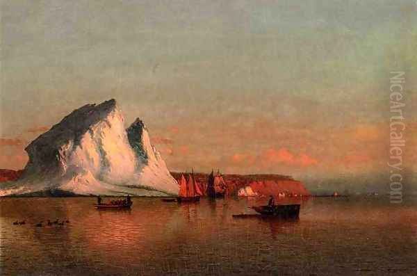 A Calm Afternoon, the Coast of Labrador Oil Painting by William Bradford