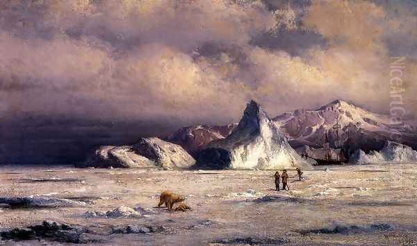 Arctic Invaders Oil Painting by William Bradford