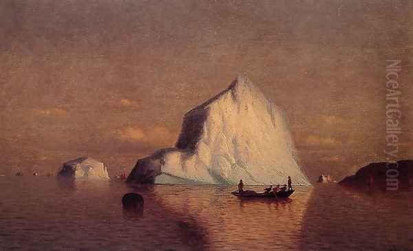 Straits Of Belle Isle Oil Painting by William Bradford