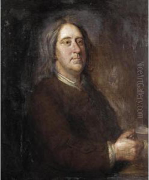 Portrait Of A Gentleman Oil Painting by Isaac Whood