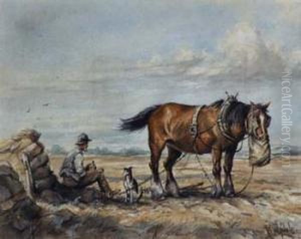 The Ploughman's Rest by Ernest Herbert Whydale