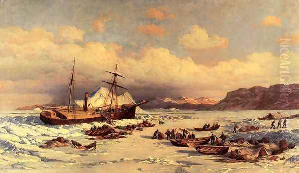 Voyage Oil Painting by William Bradford