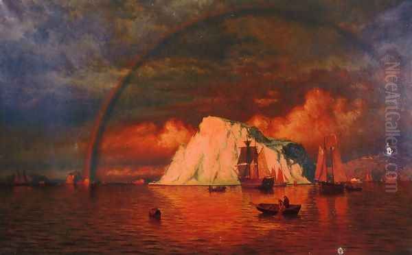 Midnight Sun Oil Painting by William Bradford