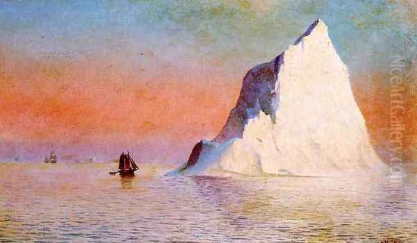 Icebergs II Oil Painting by William Bradford