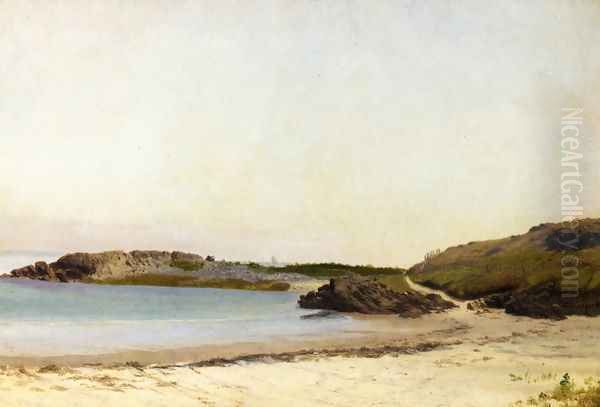 Wilbur's Point, Sconticut Neck, Fairaven, Massachusetts Oil Painting by William Bradford