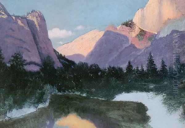 Yosemite Oil Painting by William Bradford