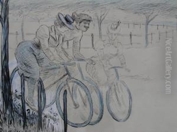 Les Cyclistes by David O. Widhopff