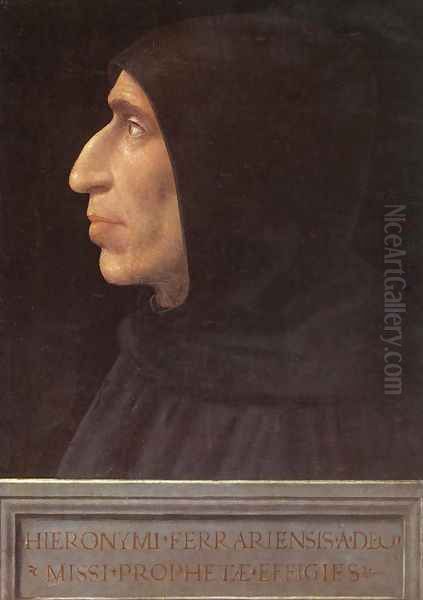 Portrait Of Girolamo Savonarola 1498 Oil Painting by Fra Bartolomeo