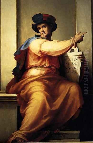 Prophet Isaiah c. 1516 Oil Painting by Fra Bartolomeo