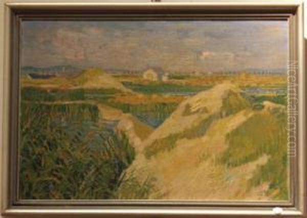 Landschaft Oil Painting by Carl, Karl Wieland