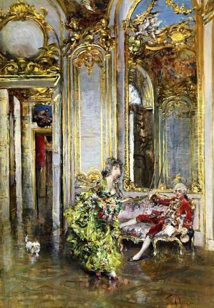 A Friend of the Marquis Oil Painting by Giovanni Boldini