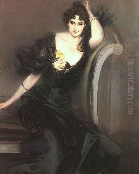 Lady Colin Campbell 1897 Oil Painting by Giovanni Boldini