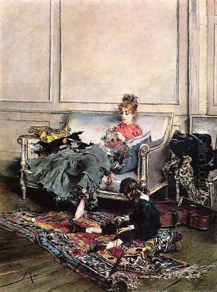 Peaceful Days Oil Painting by Giovanni Boldini