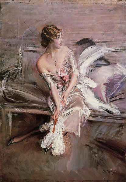 Portrait Of Gladys Deacon Oil Painting by Giovanni Boldini