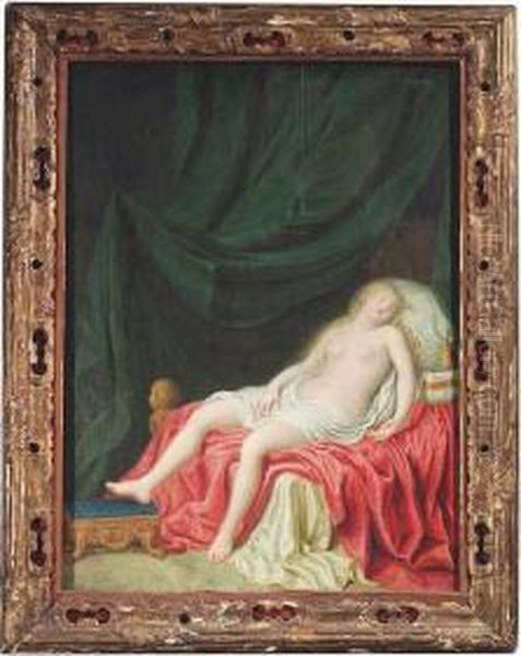 Sleeping Venus Oil Painting by Gerard Wigmana