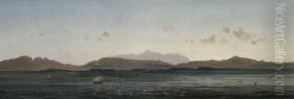 Insel Samothrake-griechenland Oil Painting by Christian Johannes Wilberg