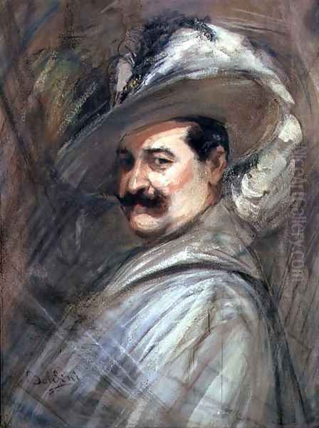 Costantino in the role of Ernani, c.1910 Oil Painting by Giovanni Boldini