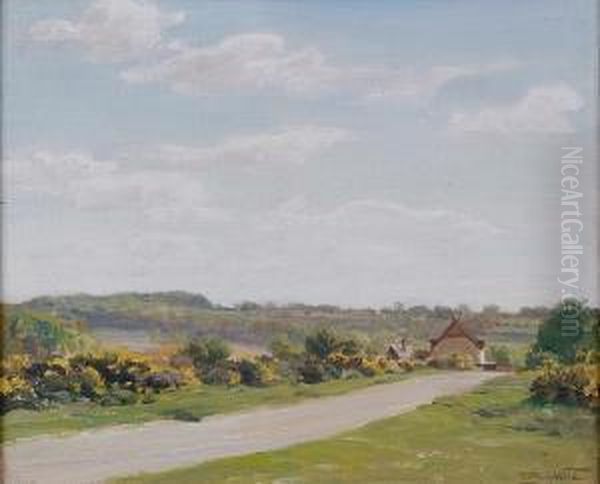 Flackwell Heath, Bucks, Signed Oil Painting by Frank Percy Wild