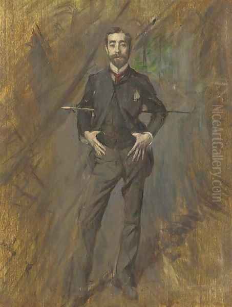 John Singer Sargent Oil Painting by Giovanni Boldini