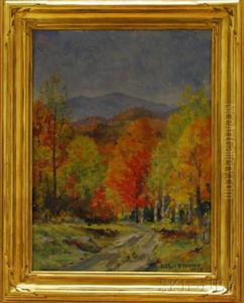 Pomfret Road Oil Painting by Arthur B. Wilder