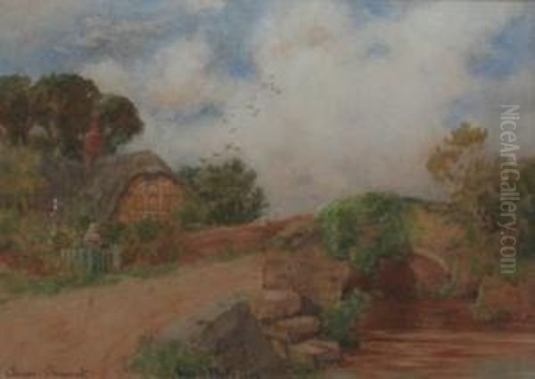 Cleeve, Somerset Oil Painting by Wilfrid Ball