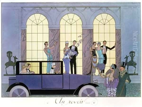 Farewell 1920 Oil Painting by Georges Barbier