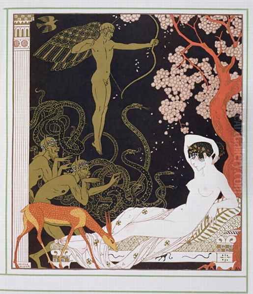 Venus Oil Painting by Georges Barbier