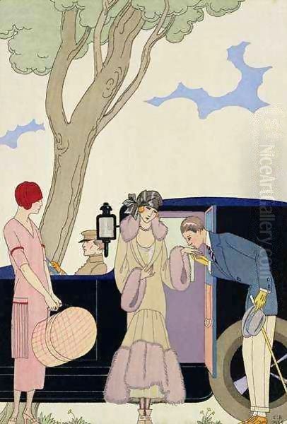 Envy 1914 Oil Painting by Georges Barbier