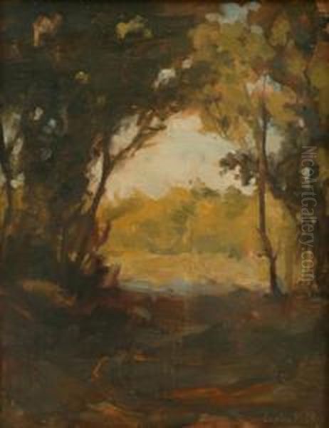 A Glimpse Of Sunshine Oil Painting by Leslie Wilkie