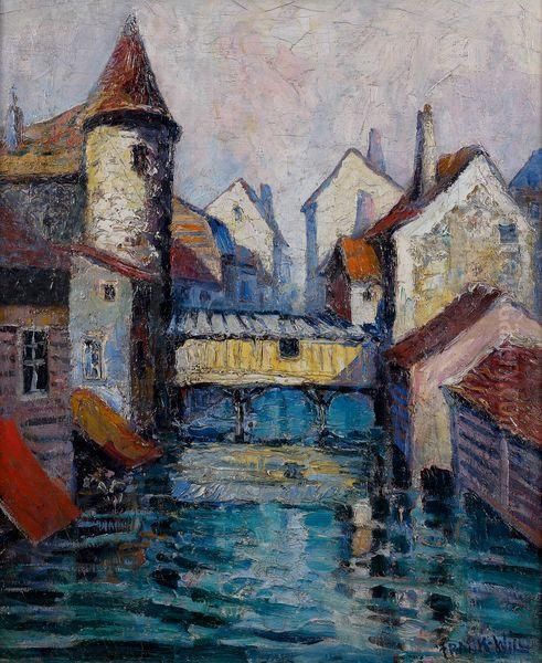 Vue De Chartres Oil Painting by Frank Will