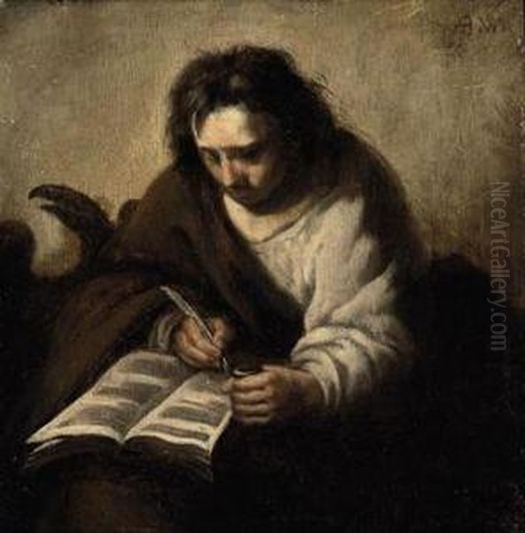 Saint Luke The Evangelist Oil Painting by Abraham Willaerts