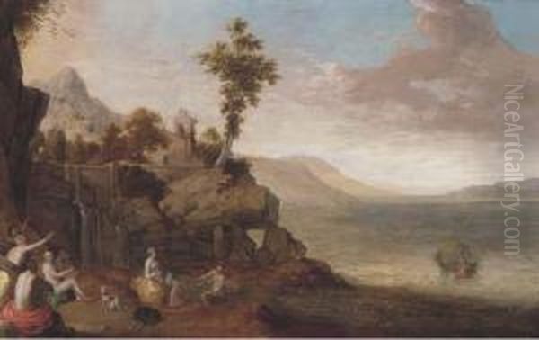 The Rape Of Europa Oil Painting by Cornelis Willaerts