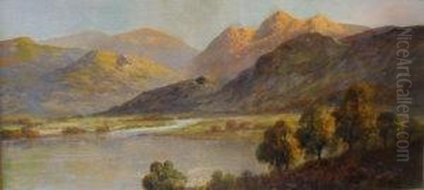 The Langdale Pikes Oil Painting by Graham Williams