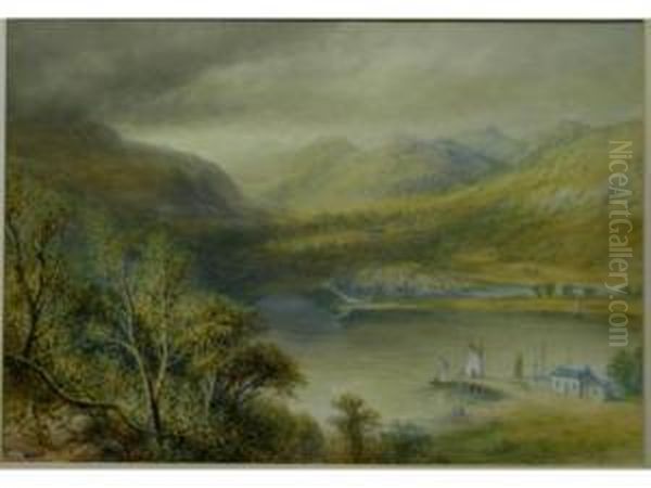 Lake Windermere Oil Painting by Harry Williams