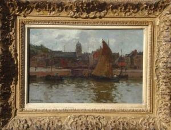 Honfleur. Oil Painting by T.H. Williams