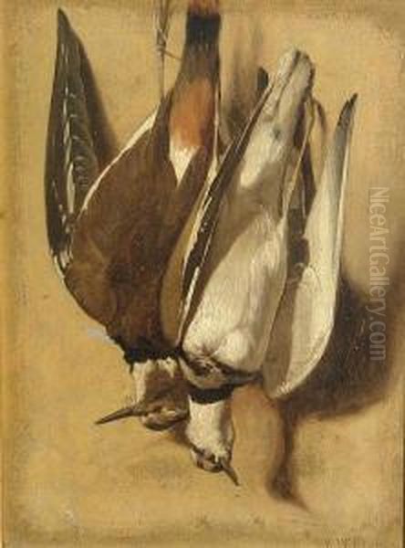 Still Life With Game Birds Oil Painting by Virgil Williams